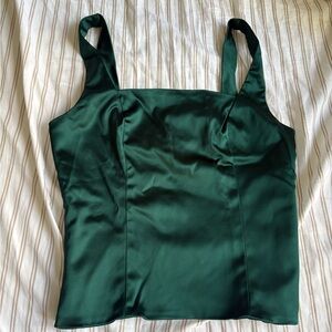 Abercrombie & Fitch Emerald Green Camisole